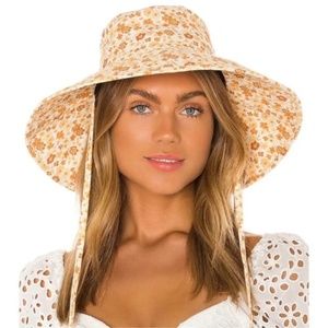 Lack of Color REVOLVE Holiday Bucket Hat in Peach Bloom